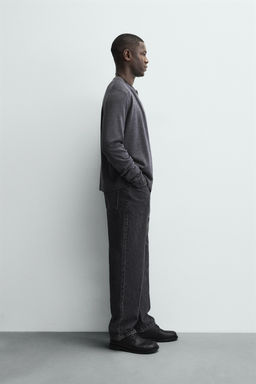 REGULAR FIT CARDIGAN WITH WOOL - Zara фото 4