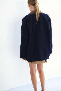 Chaqueta oversize de lona - H&m фото 5