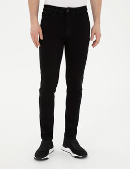 Siyah Slim Fit Jean Pantolon