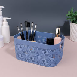 Органайзер для хранения «WAVE», с ручками, 1 секция, 19.5×12.5×9.2 см, МИКС