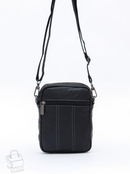 Сумка мужская кожаная 8612S black Fuzhiniao