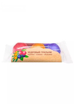 Кедровый грильяж ассорти, 40 г клюква, черника, облепиха - Сибирский кедр фото 4
