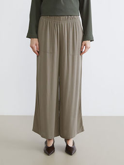 Beli Lastikli Geni? Pa?a Kad?n Pantolon