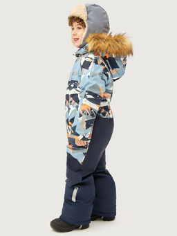 Комбинезон 8з0926 аквамарин/неви - Nikastyle фото 2