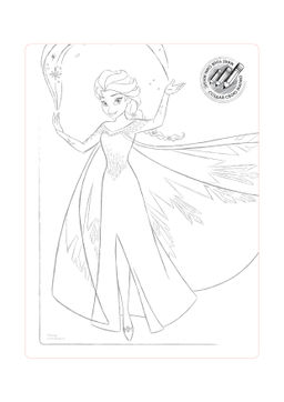 CONTE Колготки с рисунками Disney Frozen 20 и вкладышем-раскраской bianco - Conte elegant фото 7