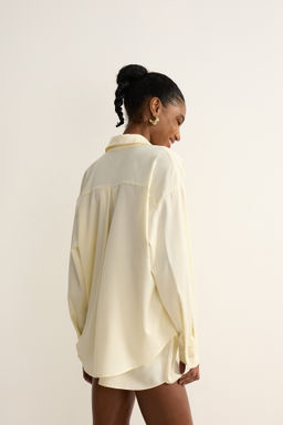 Рубашка из сатина прямого силуэта - Mollis фото 4