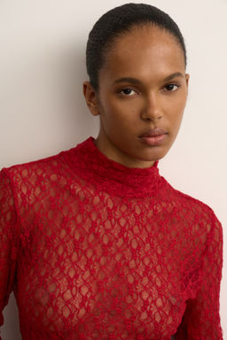 Боди с длинным рукавом из кружева - Mollis фото 3