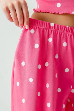 Арт.9176/2 Пижама с шортами 42-48 (4 шт) Цвет:малиновый,белый - Калинка фото 8