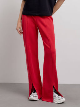 CONTE Брюки из футера с рельефными швами и разрезами LBK 2595 tomato - Conte elegant фото 8