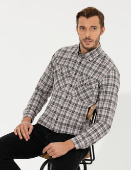 A__k Kahverengi Regular Fit Uzun Kollu G_mlek - Pierre cardin фото 4