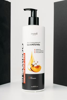 Восстанавливающий Шампунь с Аргановым маслом 400 мл - INVIOLE фото 2