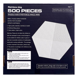 Фигурный пазл Радостный пёсик, 500 деталей - Puzzle time фото 6