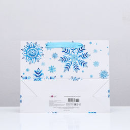 Пакет подарочный Зимняя сказка ,люкс 32 х 26 х 12 см - Simaland фото 4