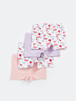 Beli Lastikli Bask?l? K?z Bebek Boxer 4l?