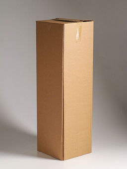 Ваза напольная «Линней», 50×15 см, стекло, серая