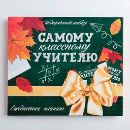 Подарочный набор, ежедневник А5, 80 л., планер 50 л., «Самому классному учителю»