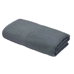 Махровое полотенце УЗБ Грант м7726_11 M 50* 80 сер - Bravo фото 2