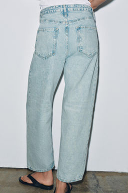 ZW COLLECTION ANKLE RELAXED FIT MID-WAIST JEANS - Zara фото 15