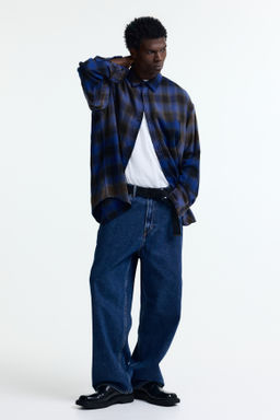 Camisa en mezcla de algod?n Relaxed Fit - H&m фото 3