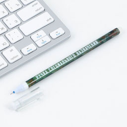 Цена за 10 шт. Ручка пиши стирай синяя паста 0.5 мм с колпачком 23 февраля - Artfox фото 5