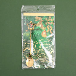 Ложка чайная новогодняя Счастья в дом, h=15.5 см