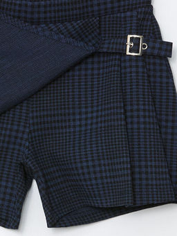 Beli Lastikli Ekose K?z ?ocuk ?ort Etek - Waikiki фото 3