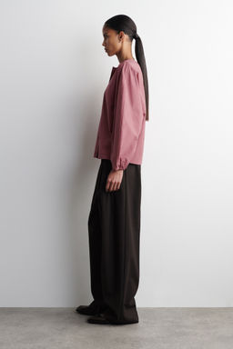 BLUSA FRUNCIDA DE ALGOD?N PIMA - H&m фото 7