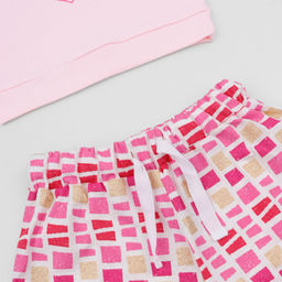 Комплект топ лапша, шорты кулирка 7626900110