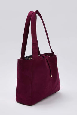 Haki Suet Baglama Detayl? Midi Kad?n Tote Omuz Canta TAKAW26OC00025 - Trendyolmilla фото 9