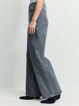 Джинсы wide leg с высокой посадкой / Zarina  фото 3