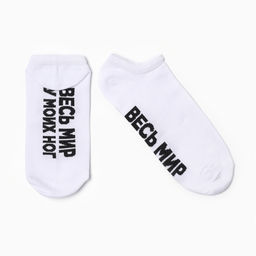 Носки женские укороченные KAFTAN «Весь мир», размер 36-39 (23-25 см)