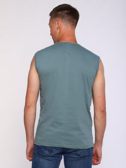 М360 Майка мужская (оливковый новый) - Иванушка-трикотаж фото 5