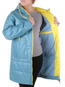 19120 LT. BLUE Пальто демисезонное женское AiKESDFRS - Fashion фото 7