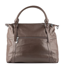 Y9662-2 apricot женская кожаная сумка Barcelo Biagi
