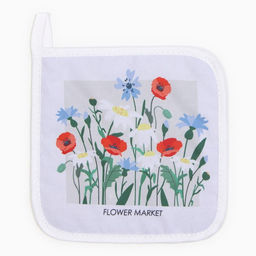Прихватка Доляна. Полевые цветы, 17?17 см, 35% хлопок, 65% п/э, ватин 250 г/м?