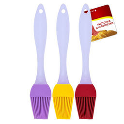 Кисточка для выпечки силиконовая длинв 17см 80.87 /МультиДом/  фото 2