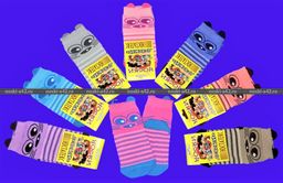 Цена за 10 пар. ЮстаТекс носки детские 3с5 с ушками 41974