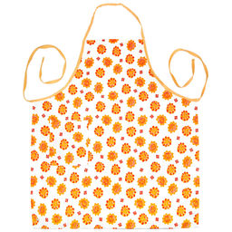 Солнечная Фартук Хозяюшка 68х72см, с карманом, на завязках, хлопок Премиум 186г/м2, Домашняя мода (Россия)  фото 5
