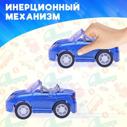 Машина инерционная Кабриолет, цвета МИКС - Simaland фото 9