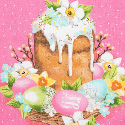 Полотенце пасхальное Доляна Светлая пасха 35х60 см, 100% хл, 160г/м2  фото 4