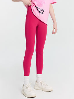 Легинсы для девочек для занятий спортом розовые - Mark formelle фото 3