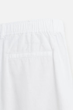 COTTON/LINEN BERMUDA SHORTS - Zara фото 9