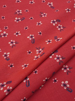 Хлопколен Марта цв.красный, СОРТ2, ш.1.5м, лен-20%, хлопок-80%, 145гр/м.кв - Купава фото 2