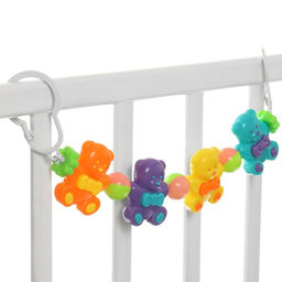 Растяжка «Веселые мишки» на коляску/кроватку, 4 игрушки, Крошка Я