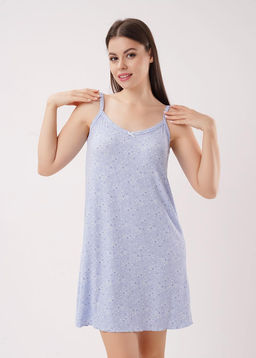 LS26-1226/1 Сорочка ночн. жен. Лазурь (ЧЗ)