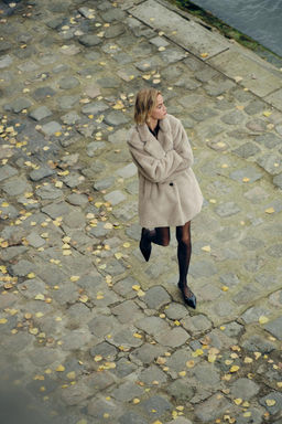 FAUX FUR COAT - Zara фото 2