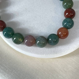 Браслет с подвеской из Мохового Агата 17 см - Радуга самоцветов фото 2