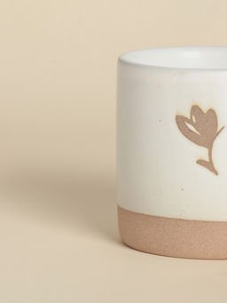 Кружка SL Home Цветок, 520 мл, 13.5?9.6?9.8 см, керамика, белая