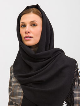 В составе шерсть. Большой теплый двусторонний палантин - Tantino фото 4