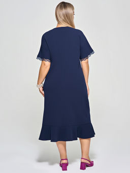 Платье 0421-1 черничный - Dora фото 31